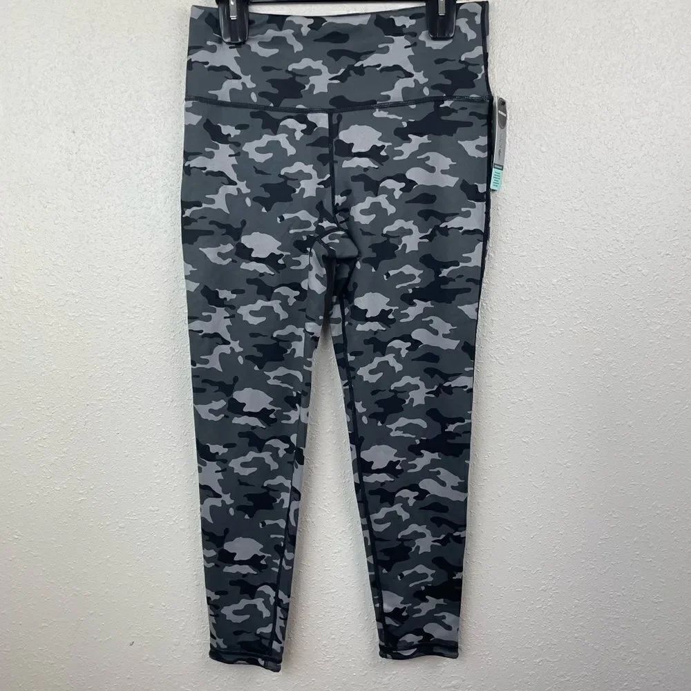 NWT Ideology Camo 7/8 Length High Rise Leggings Size M